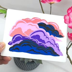Mini Cloud Art Original Artwork